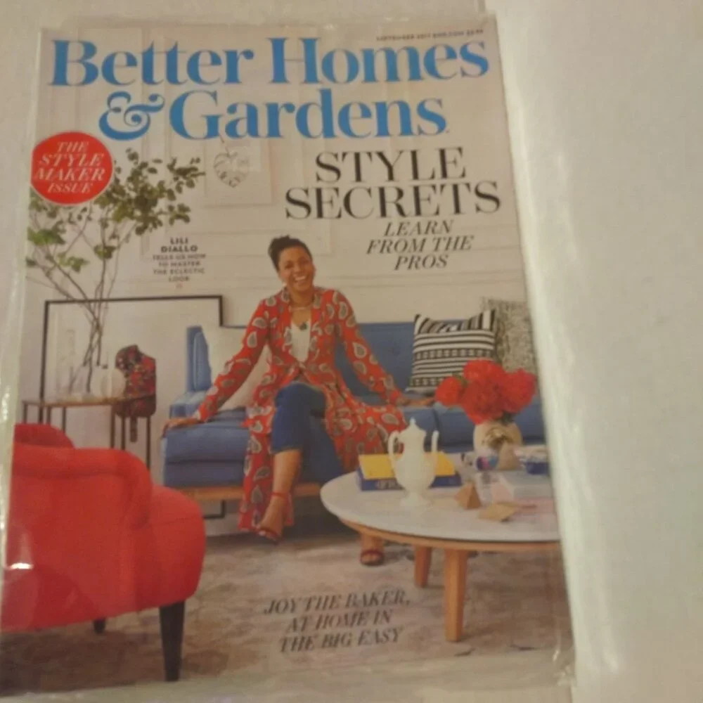 Better Homes & Gardens September 2017 Style Maker Issue Magazine